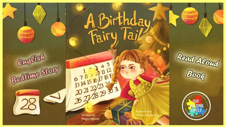 A fairy grants a birthday wish on the cover of "A Birthday Fairy Tale."