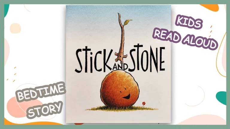 Cover of "Stick and Stone" showcasing a stick figure and a rock next to each other.